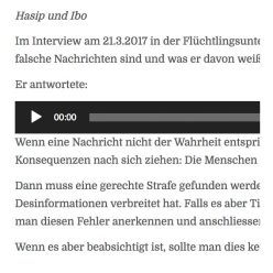 Falsche Nachrichten